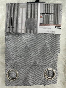 AZTEK Grey Curtain