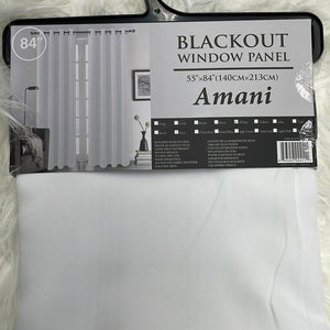 Amani white curtain
